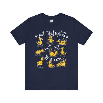 Ducks Amuck • Unisex Adult Short Sleeve T-Shirt