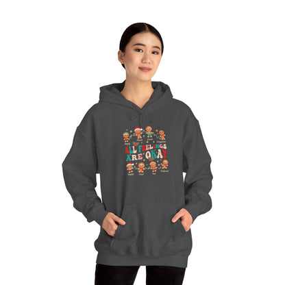 "All Feelings Are Okay" Holiday Edition • Unisex Adult Hoodie