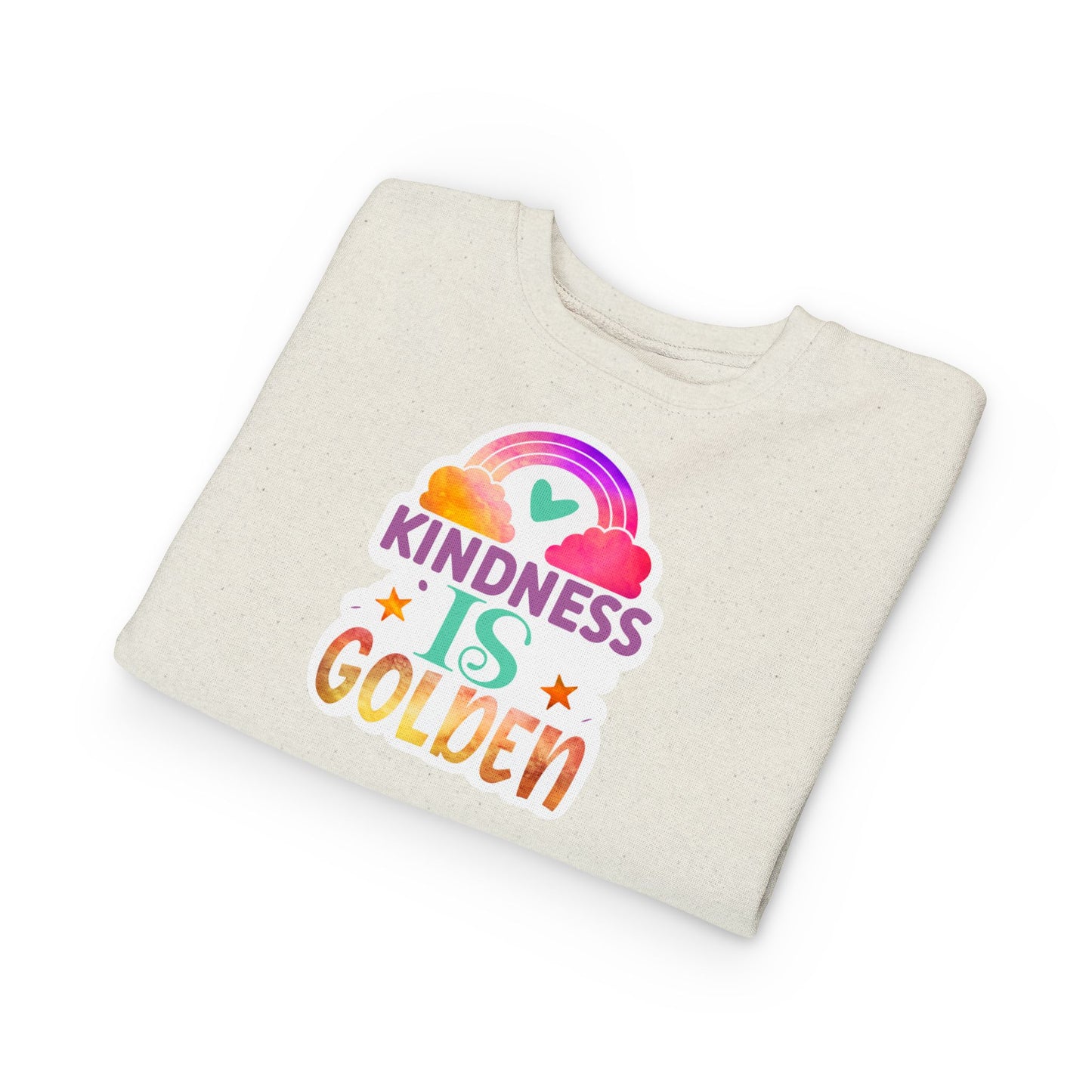 Kindness is Golden • Unisex Toddler Crewneck Sweatshirt
