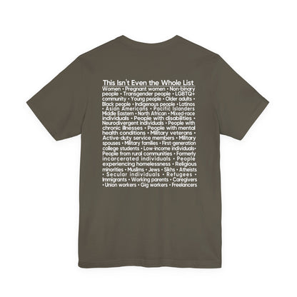 You're Probably DEI Too, Diversity Statement • Unisex Adult Short Sleeve T-Shirt