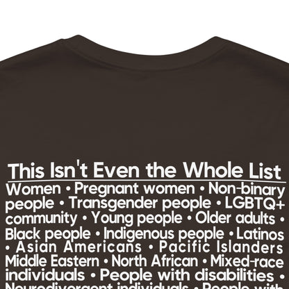 You're Probably DEI Too, Diversity Statement • Unisex Adult Short Sleeve T-Shirt