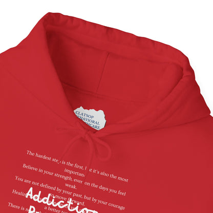 Addiction Recovery Inspirational Message Sweatshirt • Unisex Adult Hoodie