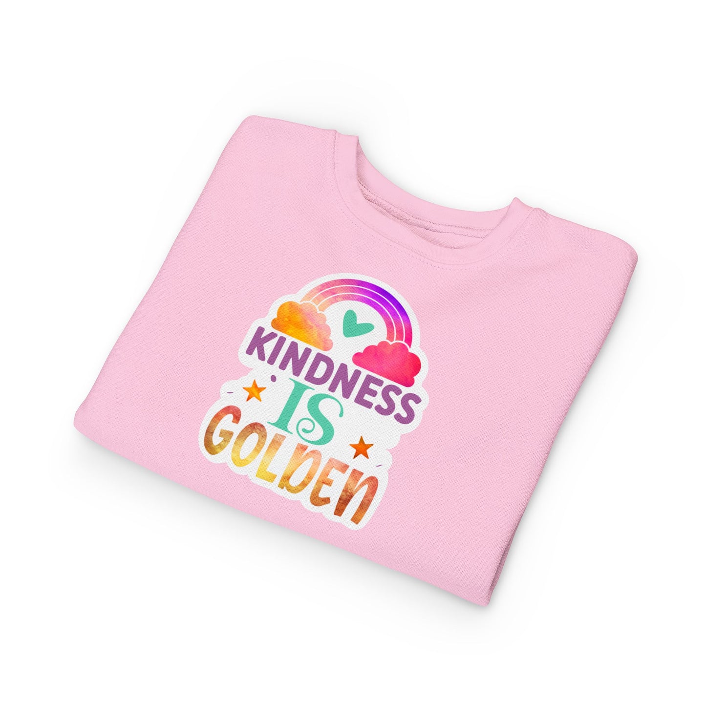 Kindness is Golden • Unisex Toddler Crewneck Sweatshirt