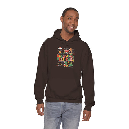 "Holly Jolly Self-Care" Christmas • Unisex Adult Hoodie