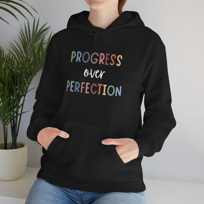 Progress Over Perfection Hoodie - Unisex Adult Hoodie
