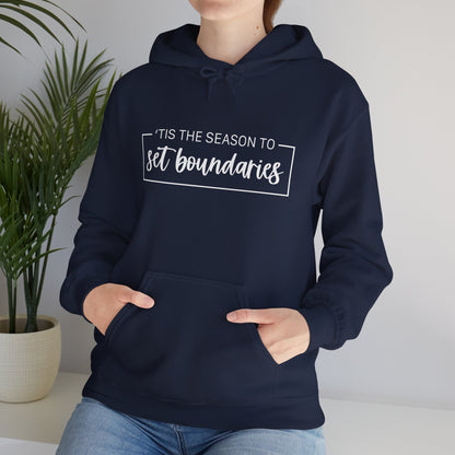 'Tis The Season To Set Boundaries • Unisex Adult Hoodie