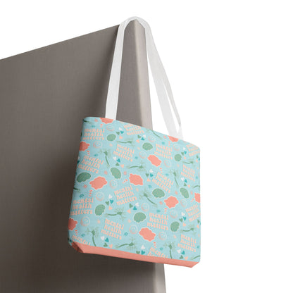 Mental Health Matters Pattern | Eco-friendly Shopping Tote
