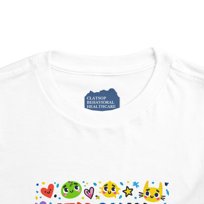 It's Okay to Feel All the Feels • Unisex Toddler T-Shirt