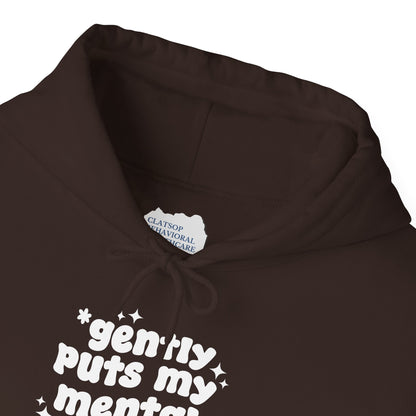 Gently Puts My Mental Health in Rice • Unisex Adult Hoodie