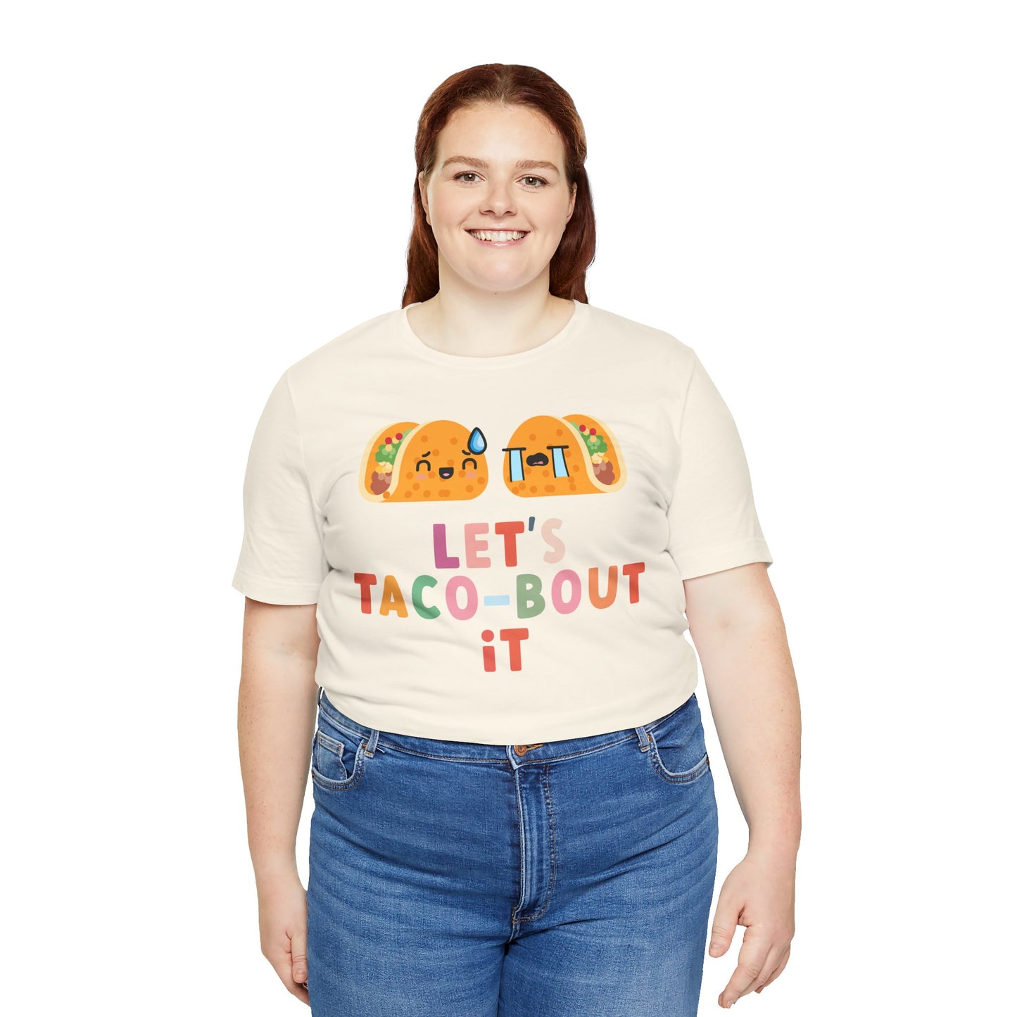 Let's Taco-bout It • Unisex Adult Short Sleeve T-Shirt