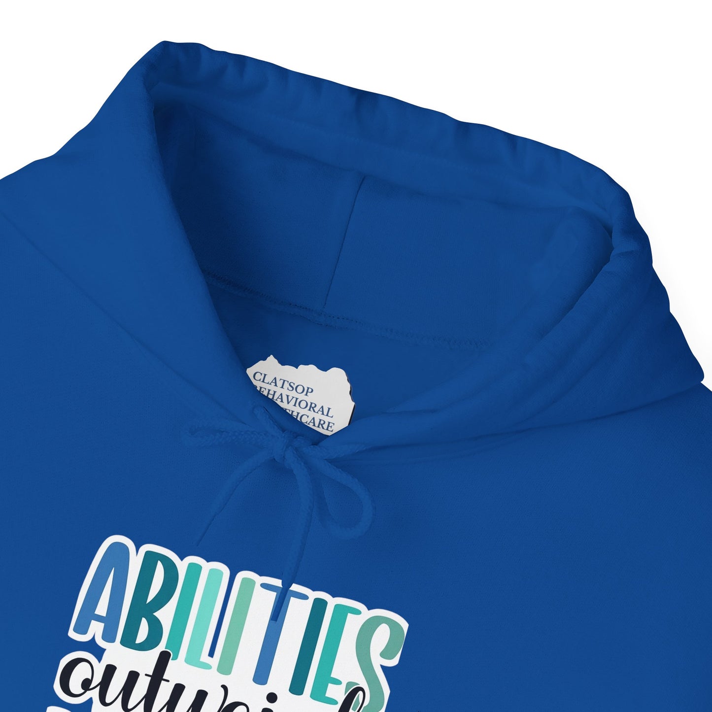 Abilities Outweigh Disabilities Disability Awareness Hoodie | Adult Unisex Hoodie