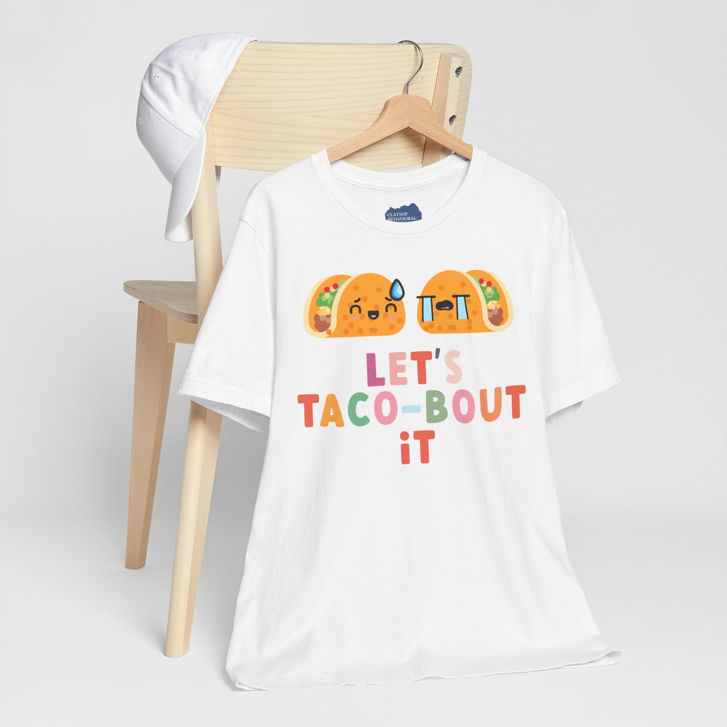 Let's Taco-bout It • Unisex Adult Short Sleeve T-Shirt