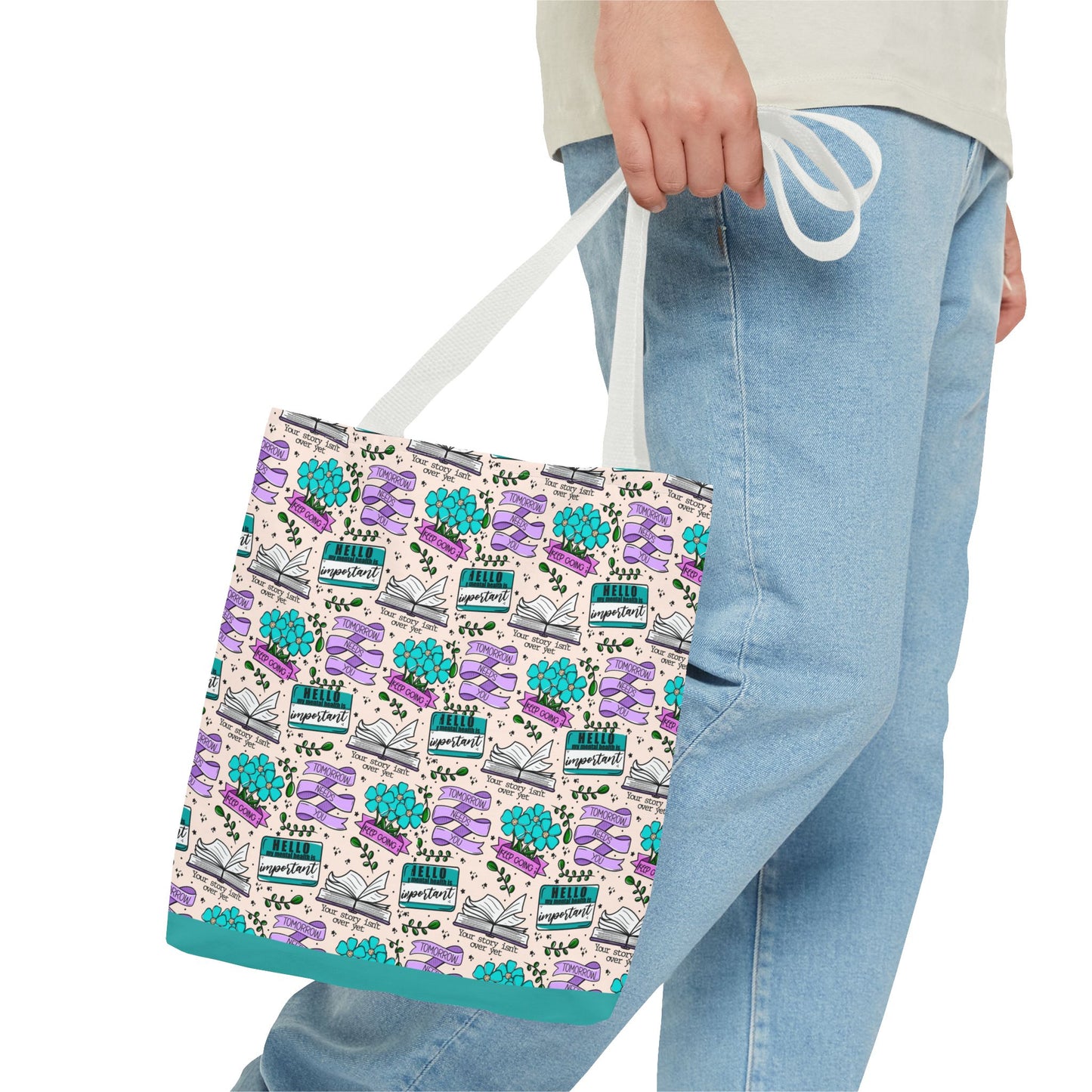 Suicide Prevention Reminder Messages Bag | Eco-Friendly Tote Bag