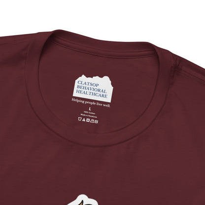 Bigfoot Is Scary Mental Health Awareness Tee | Adult Unisex T-Shirt