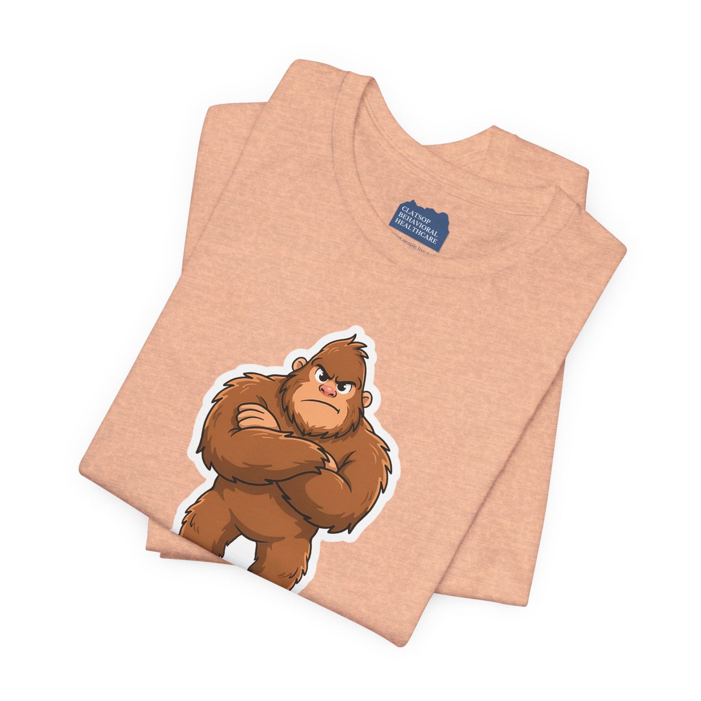 Bigfoot Is Scary Mental Health Awareness Tee | Adult Unisex T-Shirt