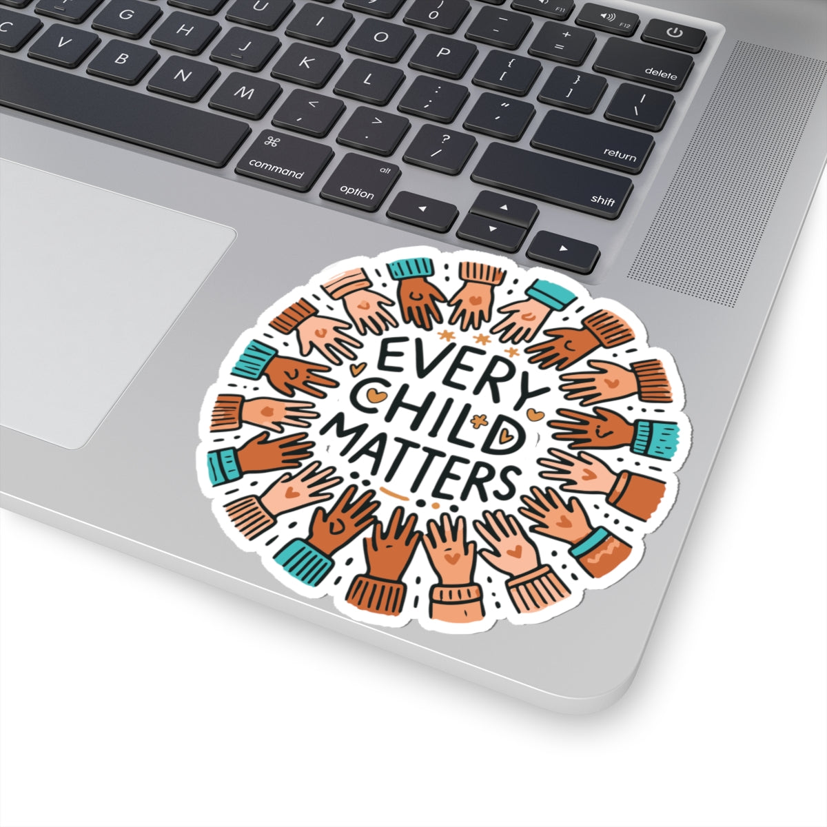 Colorful Every Child Matters Diversity Graphic • Kiss-Cut Sticker