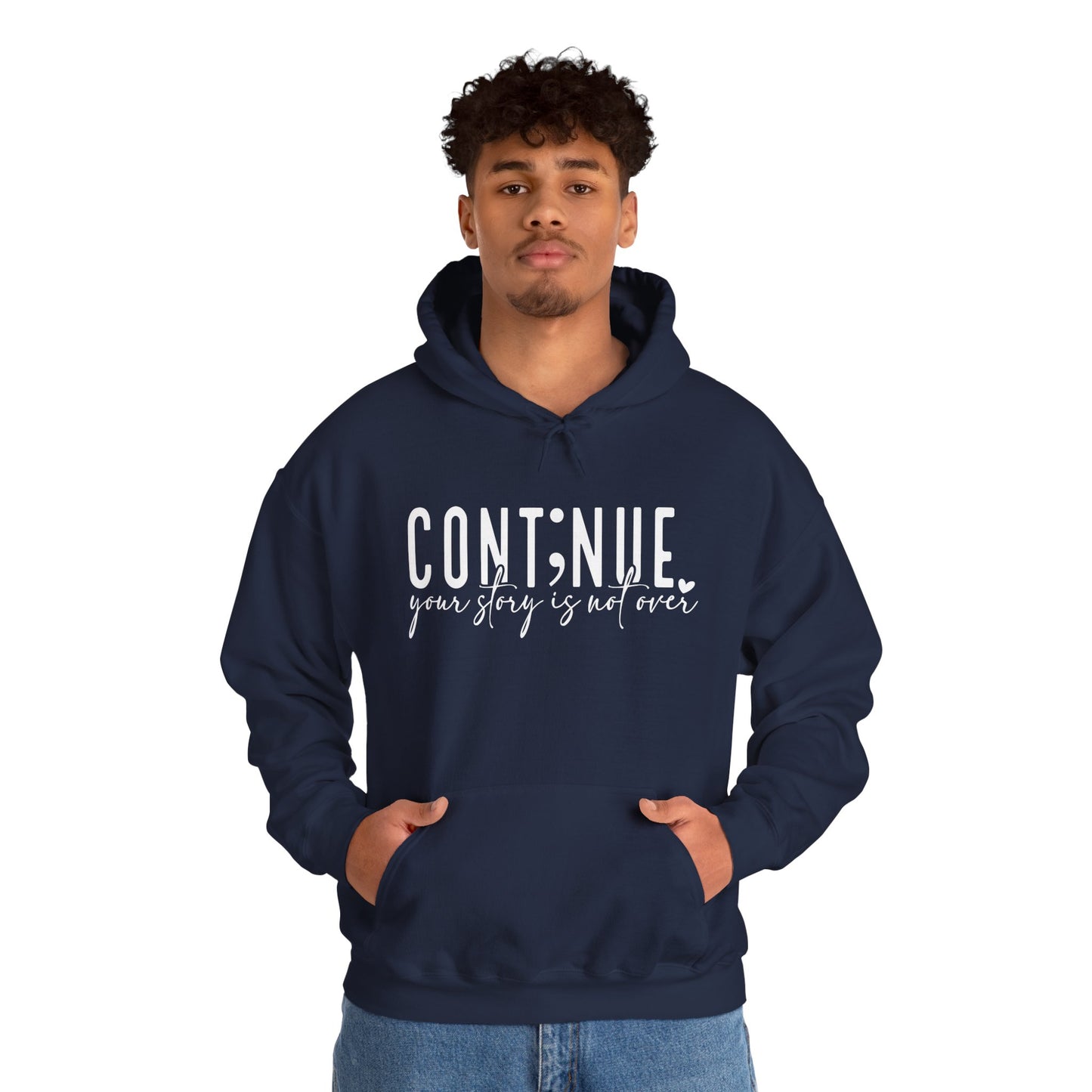 Cont;nue. Your Story is Not Over | Unisex Adult Hoodie