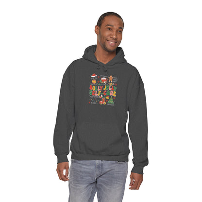 "Holly Jolly Self-Care" Christmas • Unisex Adult Hoodie