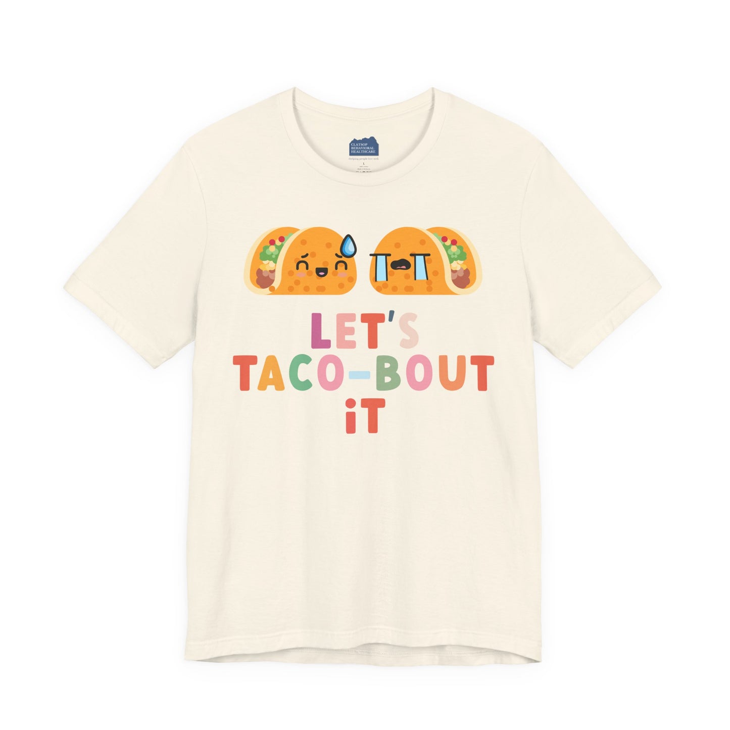 Let's Taco-bout It • Unisex Adult Short Sleeve T-Shirt