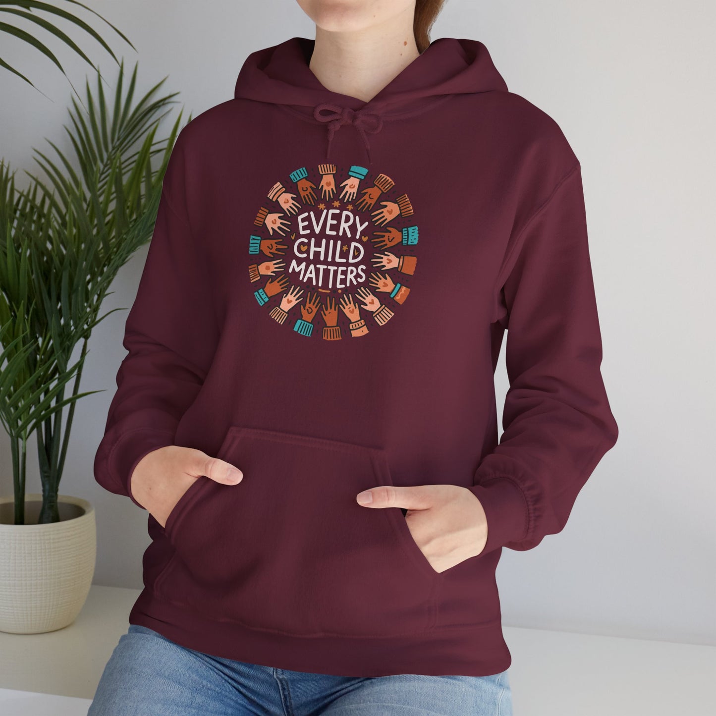 Every Child Matters Diversity Graphic • Unisex Adult Hoodie