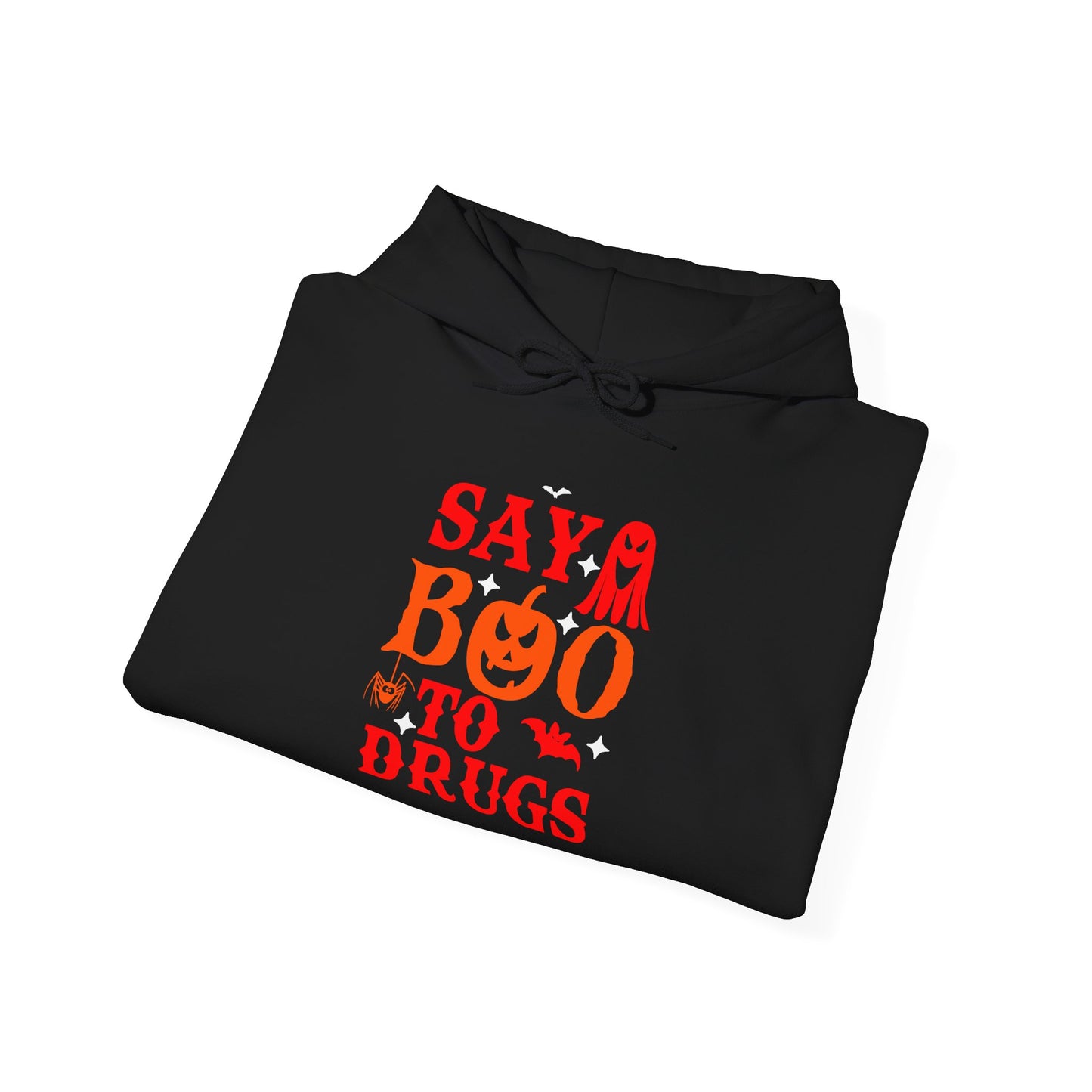 Halloween "Say Boo to Drugs" Graphic | Unisex Adult Hoodie
