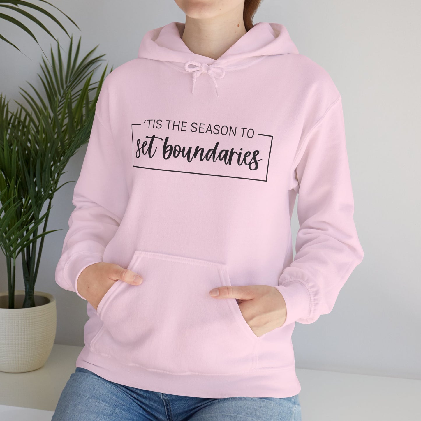 'Tis The Season To Set Boundaries • Unisex Adult Hoodie