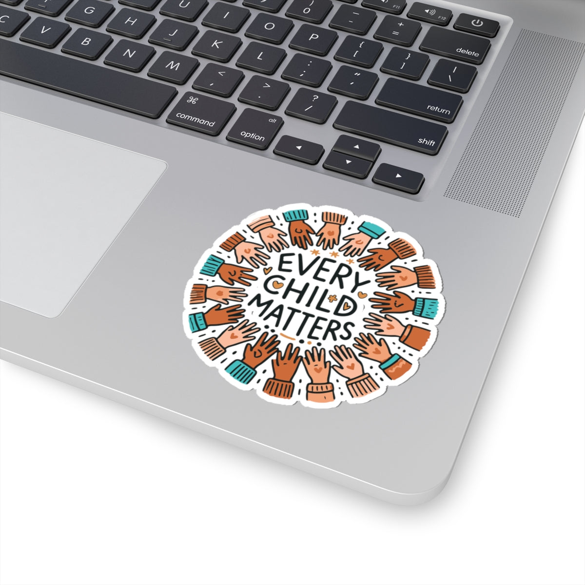 Colorful Every Child Matters Diversity Graphic • Kiss-Cut Sticker