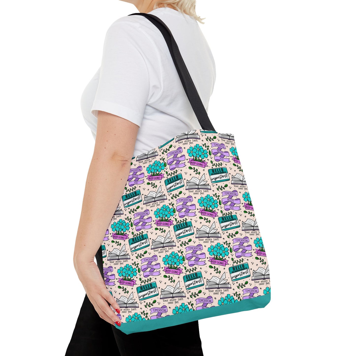 Suicide Prevention Reminder Messages Bag | Eco-Friendly Tote Bag