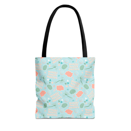 Mental Health Matters Pattern | Eco-friendly Shopping Tote