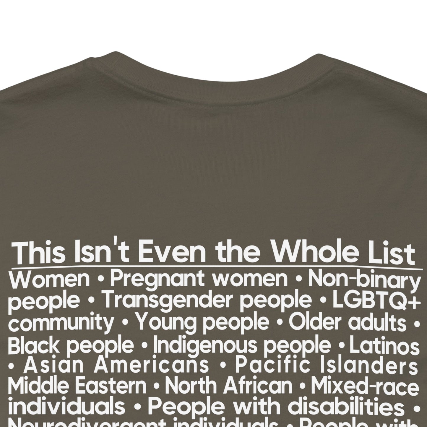 You're Probably DEI Too, Diversity Statement • Unisex Adult Short Sleeve Tee