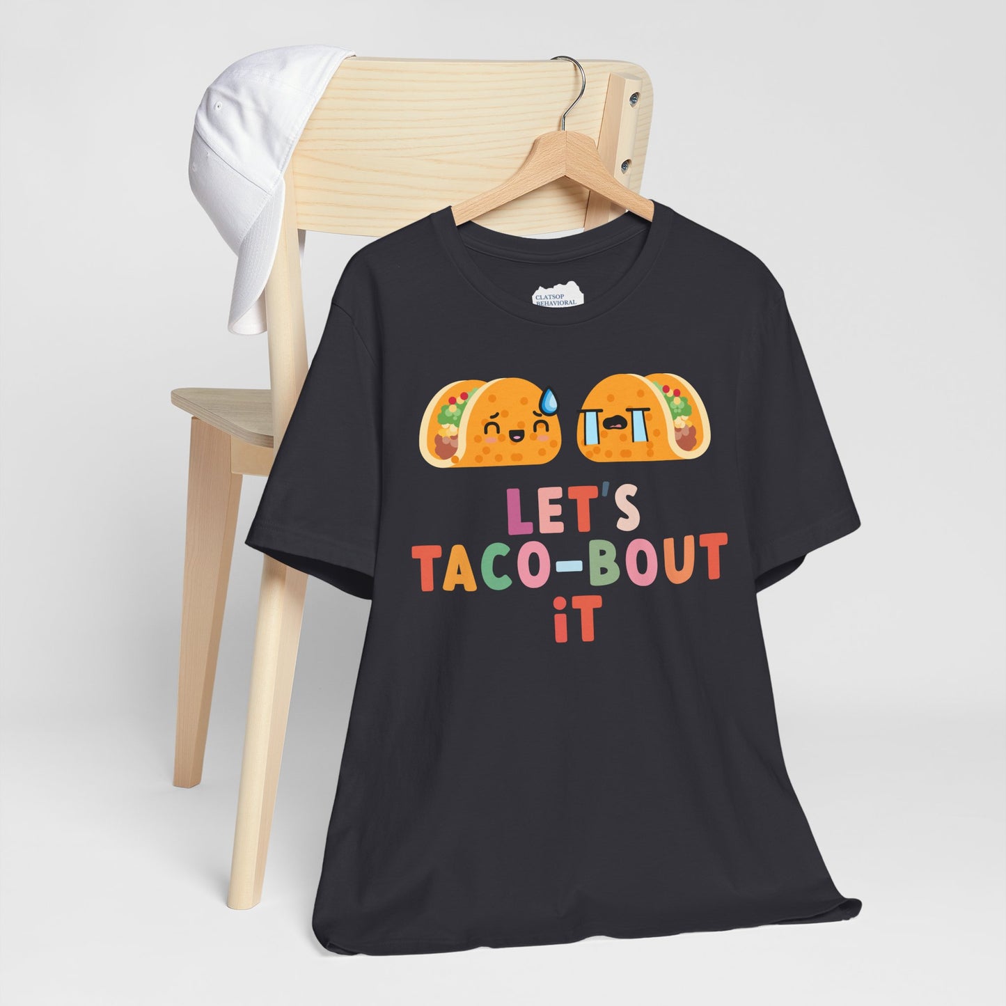 Let's Taco-bout It • Unisex Adult Short Sleeve T-Shirt
