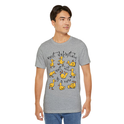 Ducks Amuck • Unisex Adult Short Sleeve T-Shirt