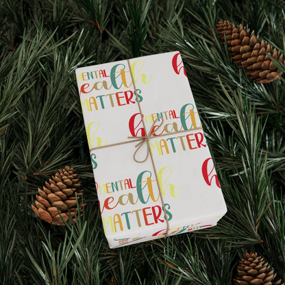Gradient "Mental Health Matters" • Wrapping Paper Roll