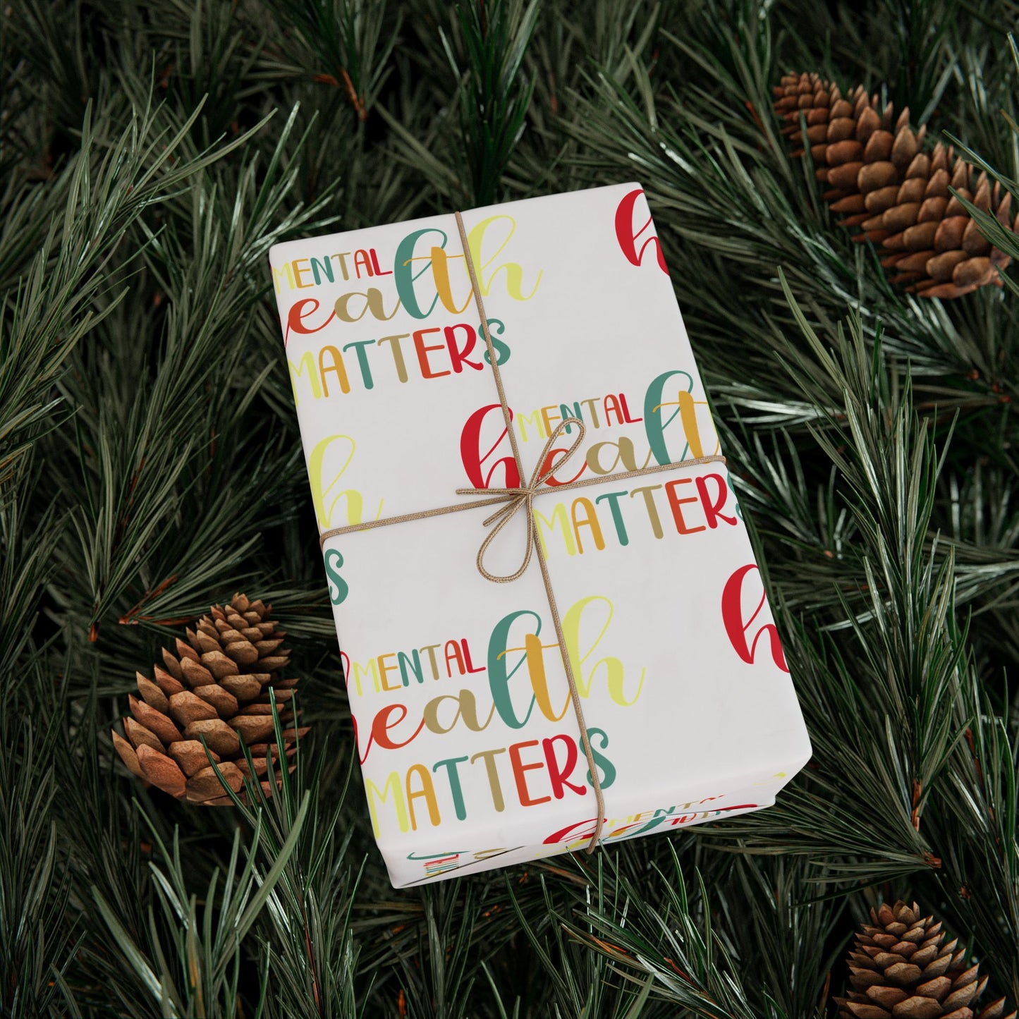 Gradient "Mental Health Matters" • Wrapping Paper Roll