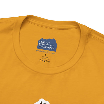 Bigfoot Is Scary Mental Health Awareness Tee | Adult Unisex T-Shirt