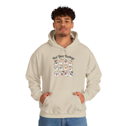 "Feel Your Feelings" Holiday Edition • Unisex Adult Hoodie