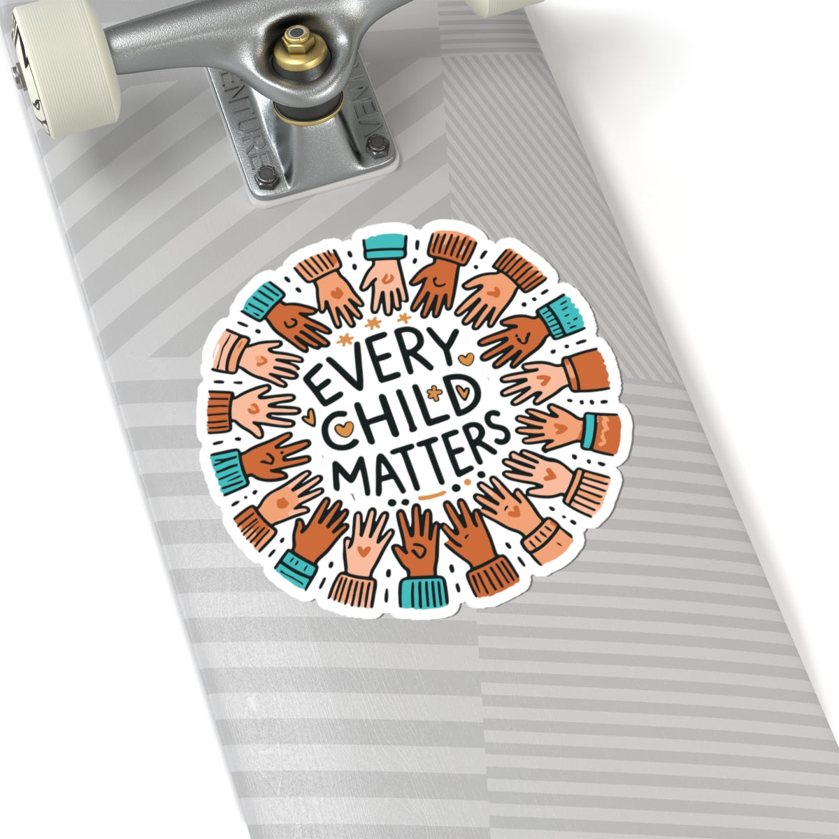 Colorful Every Child Matters Diversity Graphic • Kiss-Cut Sticker