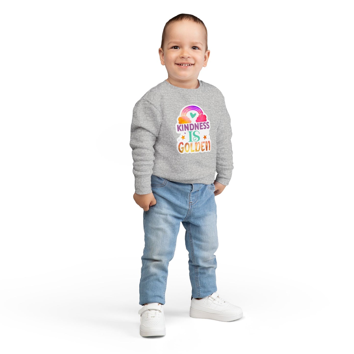 Kindness is Golden • Unisex Toddler Crewneck Sweatshirt