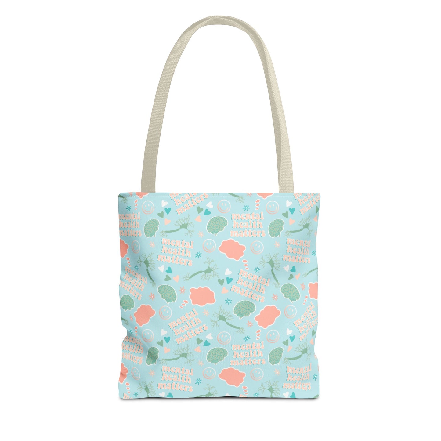 Mental Health Matters Pattern | Eco-friendly Shopping Tote