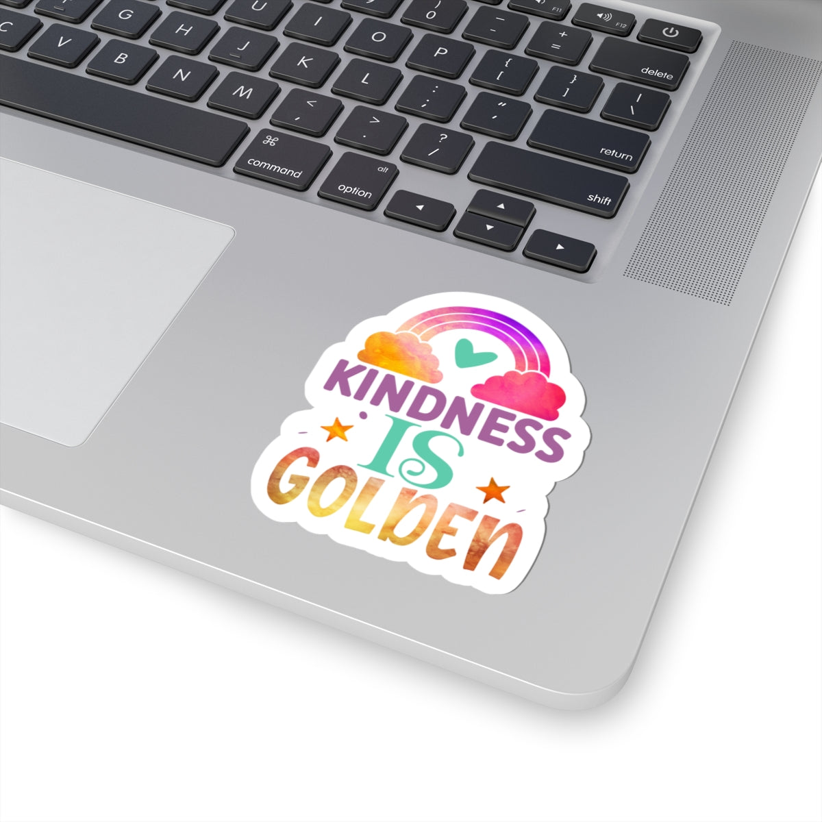 Kindness is Golden Stickers | Inspiring Décor for Laptops, Journals, Water Bottles, Gift for Friends