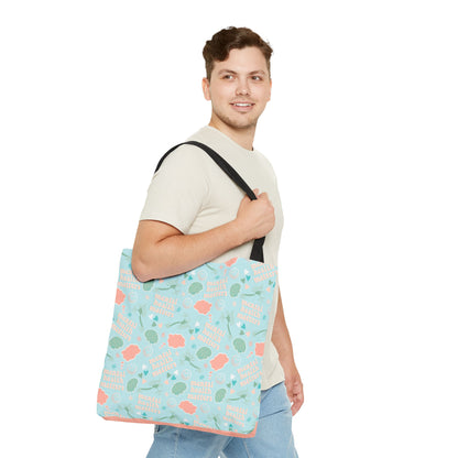 Mental Health Matters Pattern | Eco-friendly Shopping Tote
