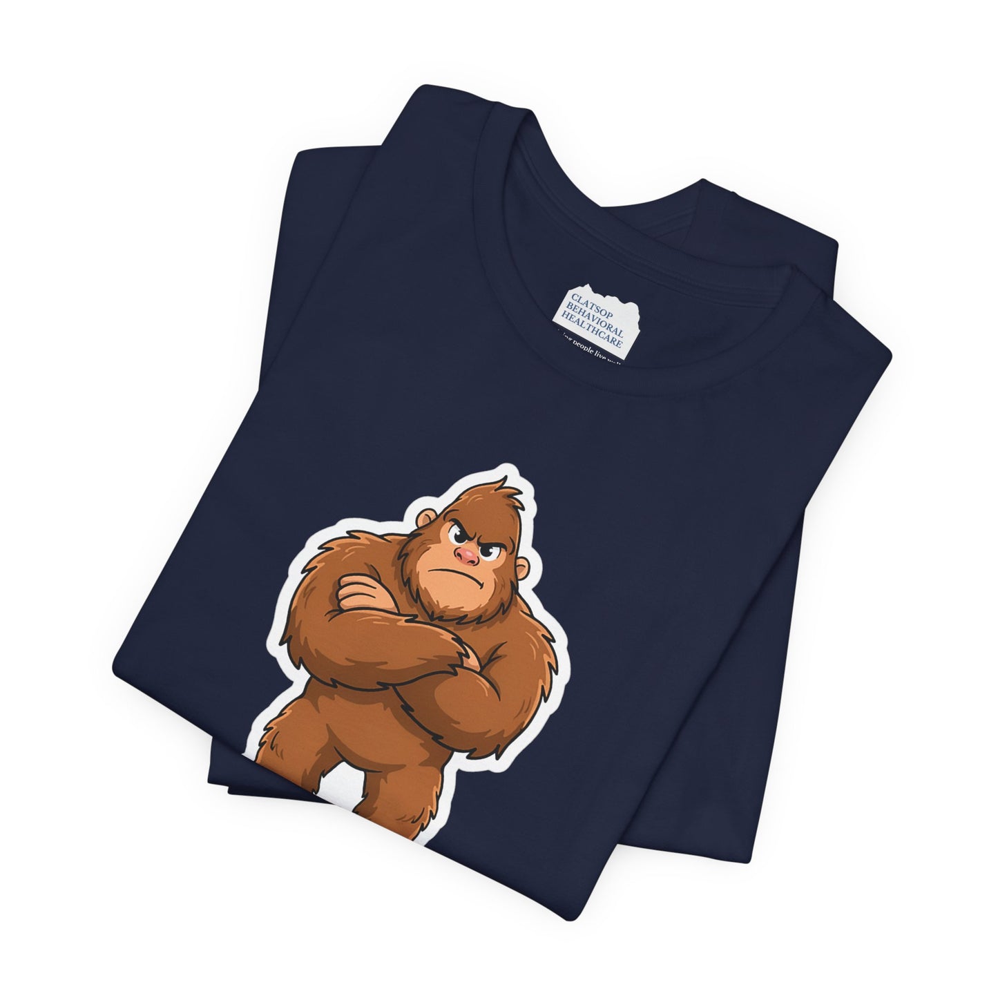 Bigfoot Is Scary Mental Health Awareness Tee | Adult Unisex T-Shirt