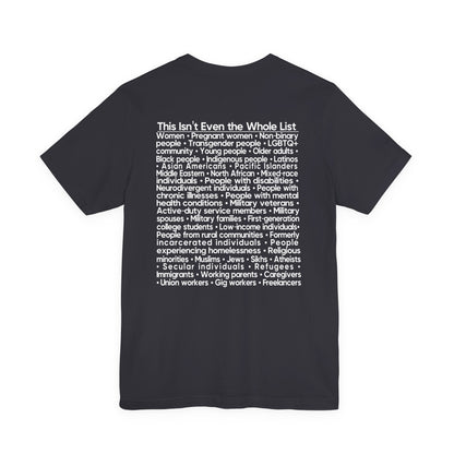 You're Probably DEI Too, Diversity Statement • Unisex Adult Short Sleeve T-Shirt