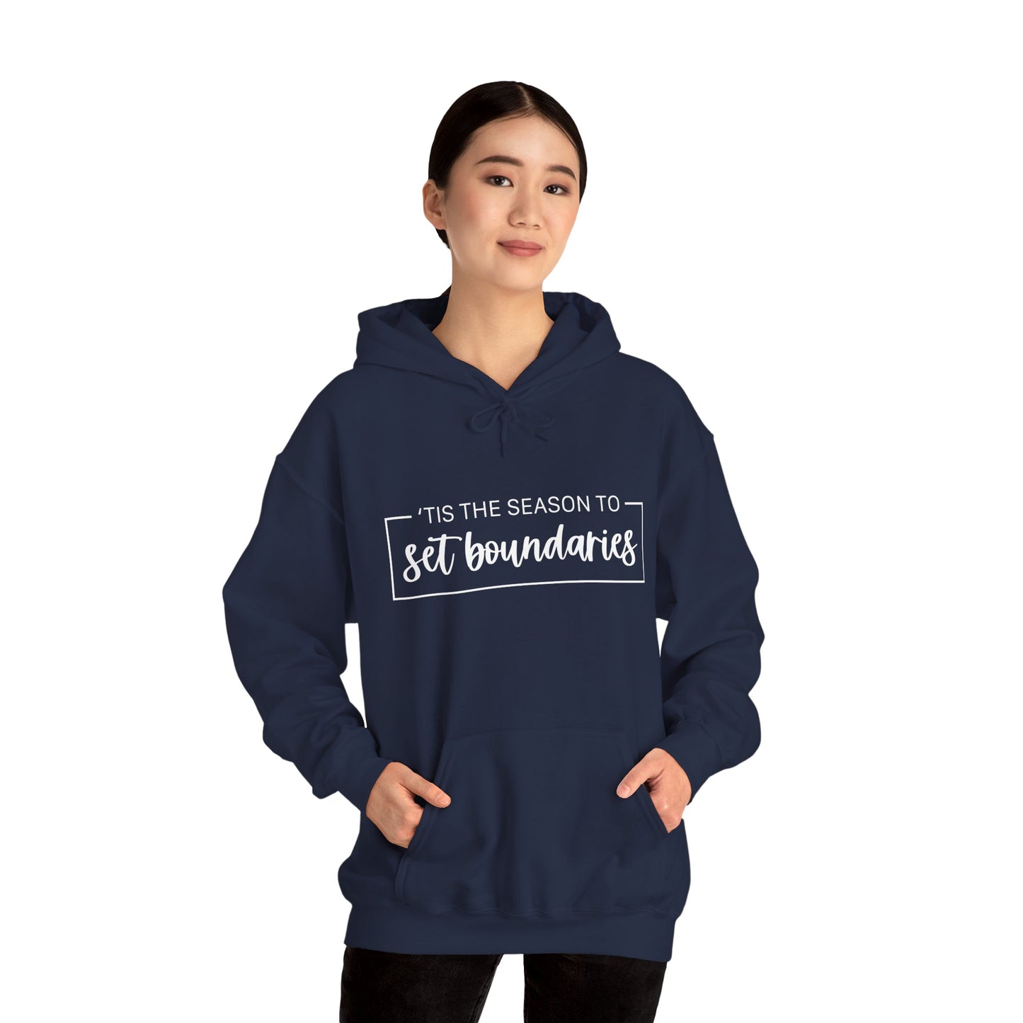 'Tis The Season To Set Boundaries • Unisex Adult Hoodie