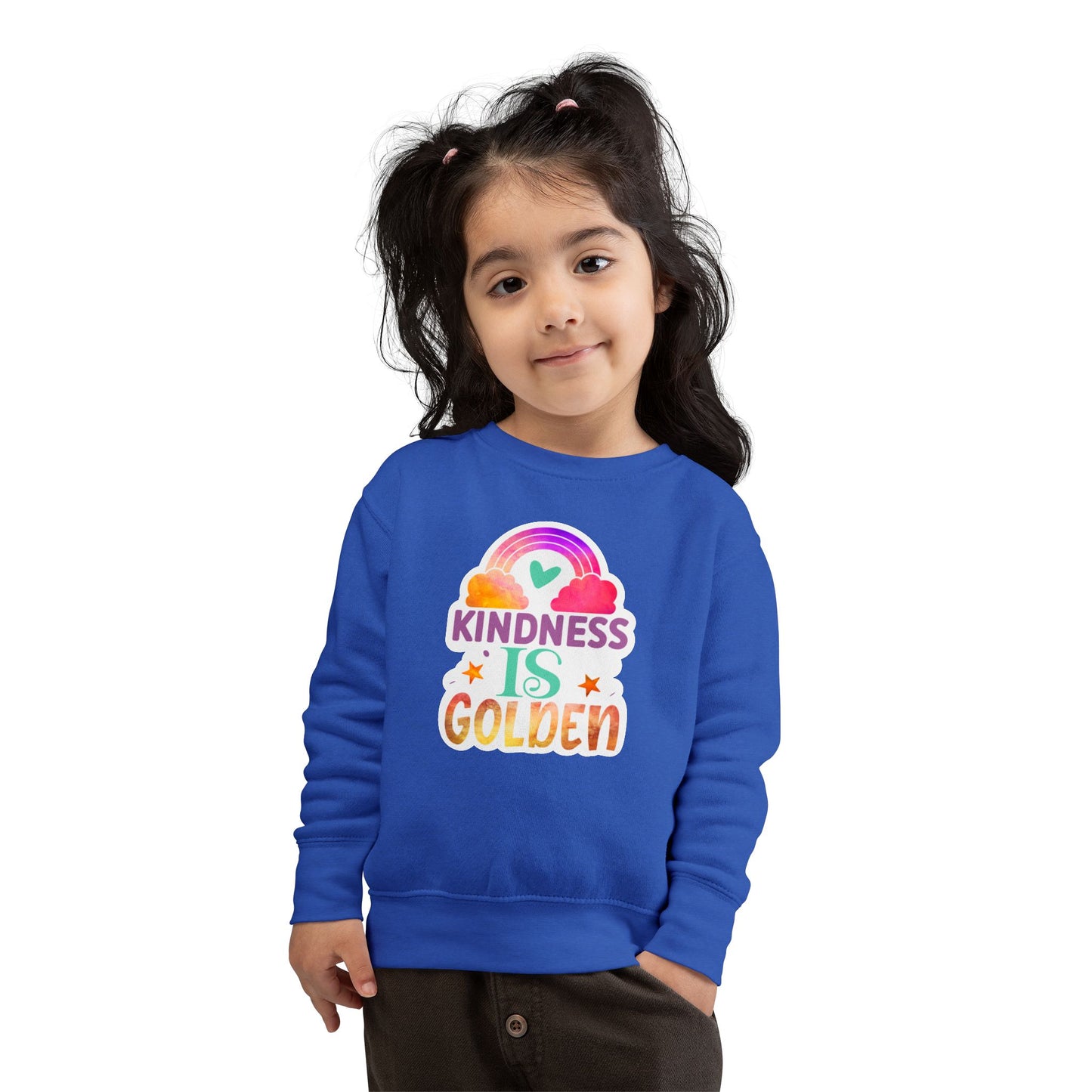 Kindness is Golden • Unisex Toddler Crewneck Sweatshirt