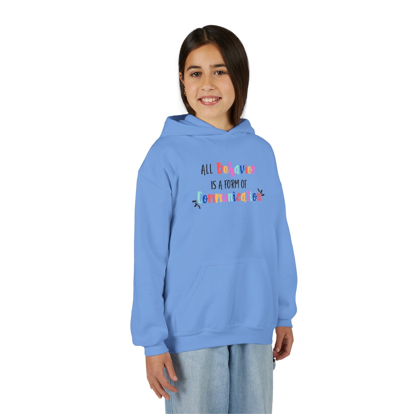 All Behavior is a Form of Communication • Unisex Youth Hoodie