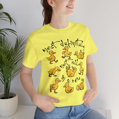 Ducks Amuck • Unisex Adult Short Sleeve T-Shirt