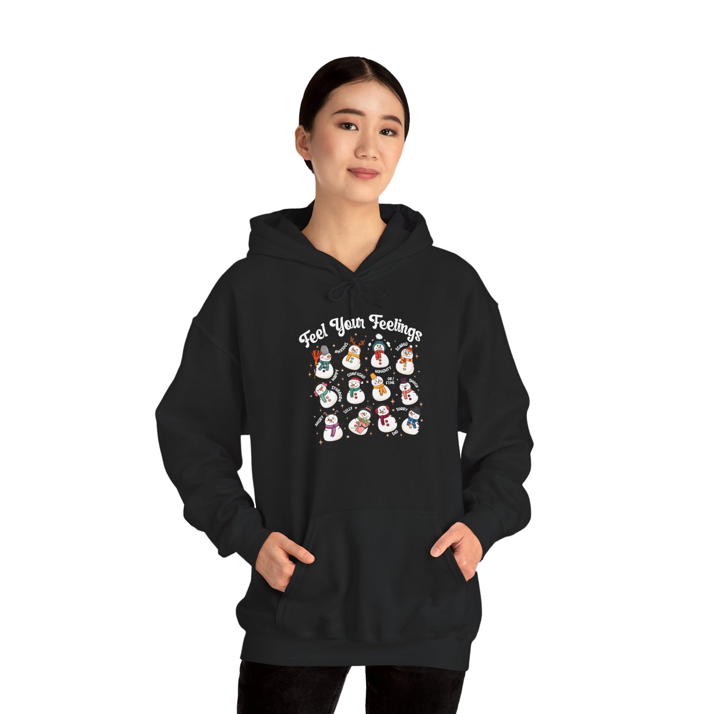 "Feel Your Feelings" Holiday Edition • Unisex Adult Hoodie