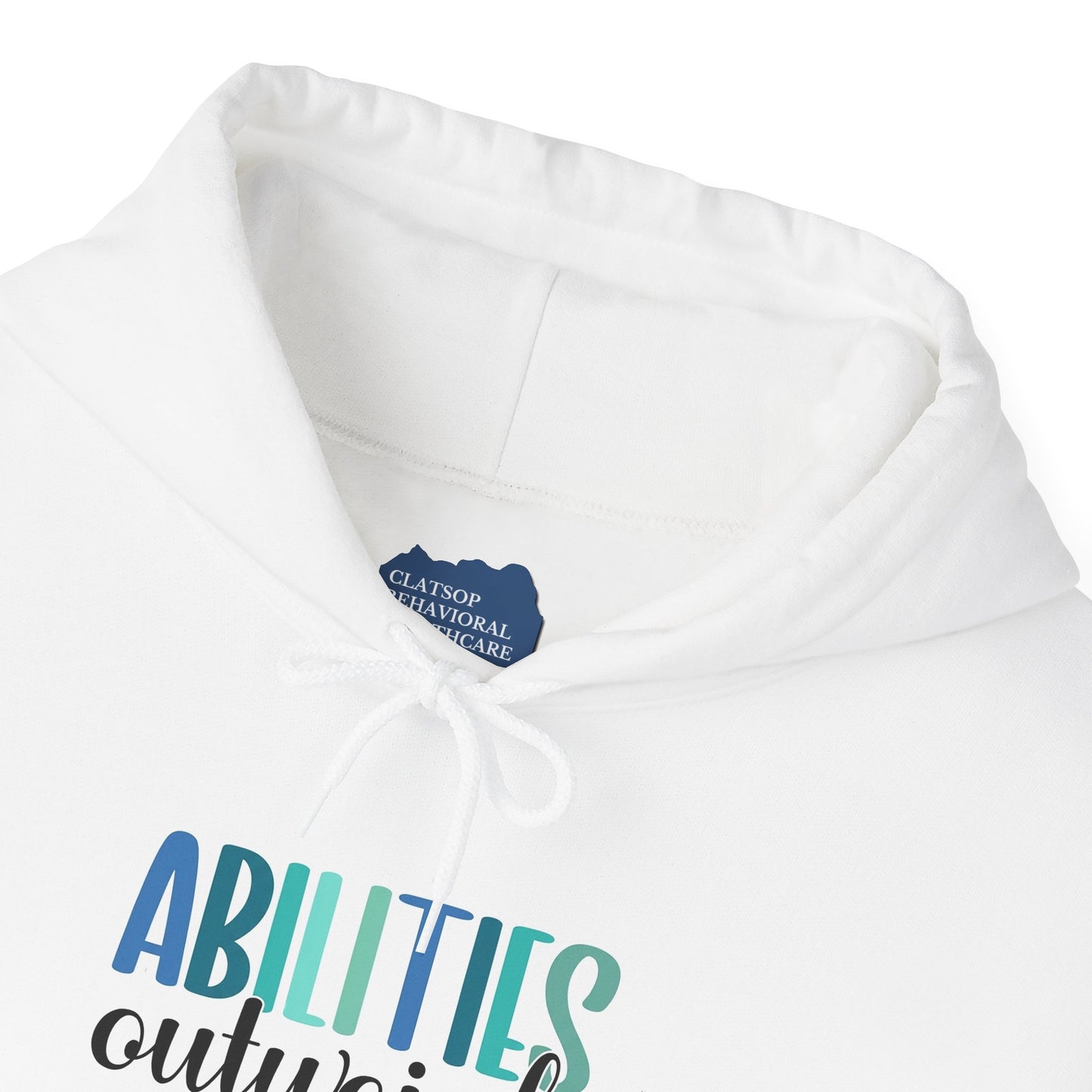 Abilities Outweigh Disabilities Disability Awareness Hoodie | Adult Unisex Hoodie