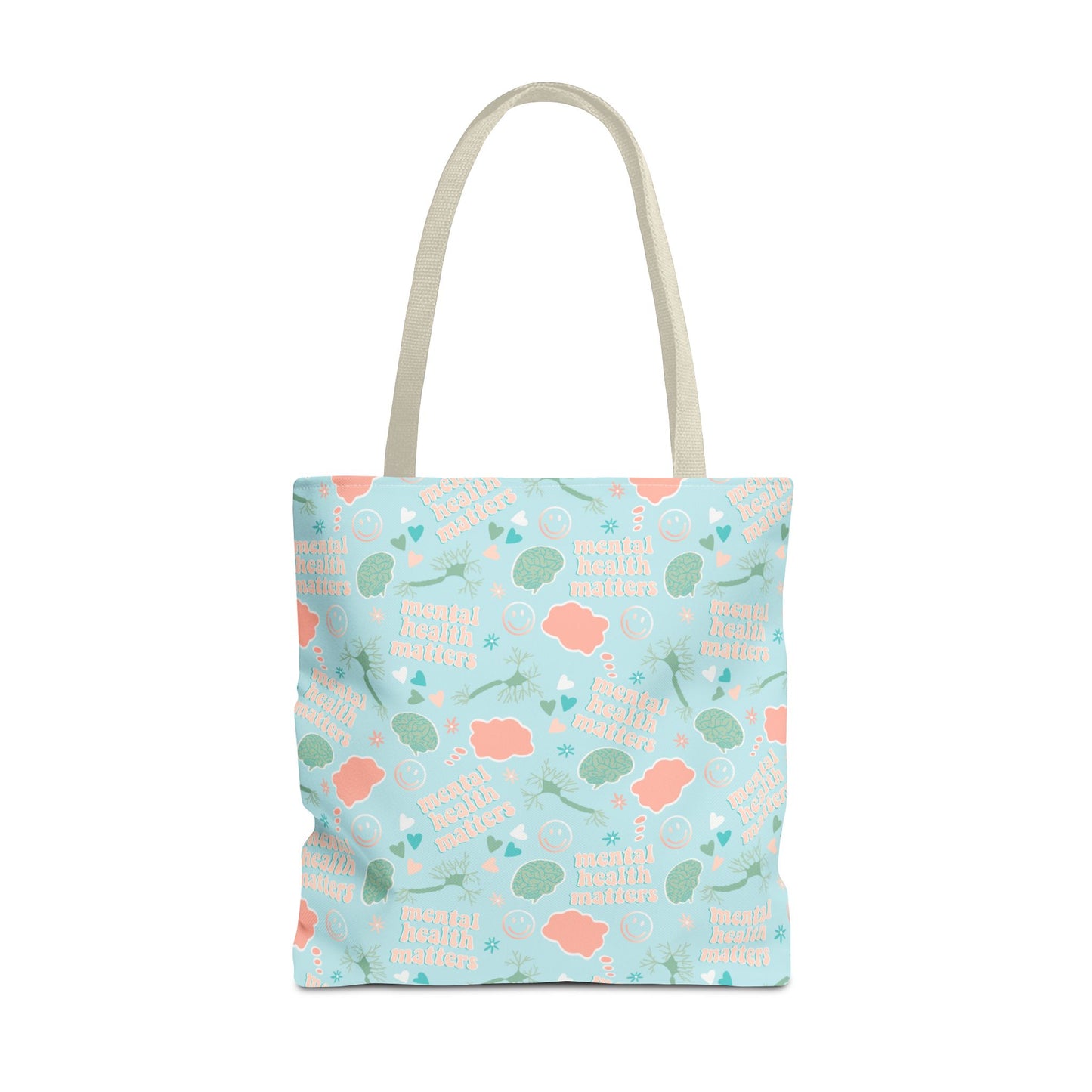 Mental Health Matters Pattern | Eco-friendly Shopping Tote